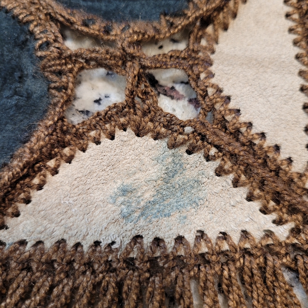 Vintage 1970's Patchwork Shawl - image 4